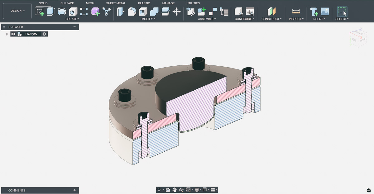 Sheet metal watch CAD